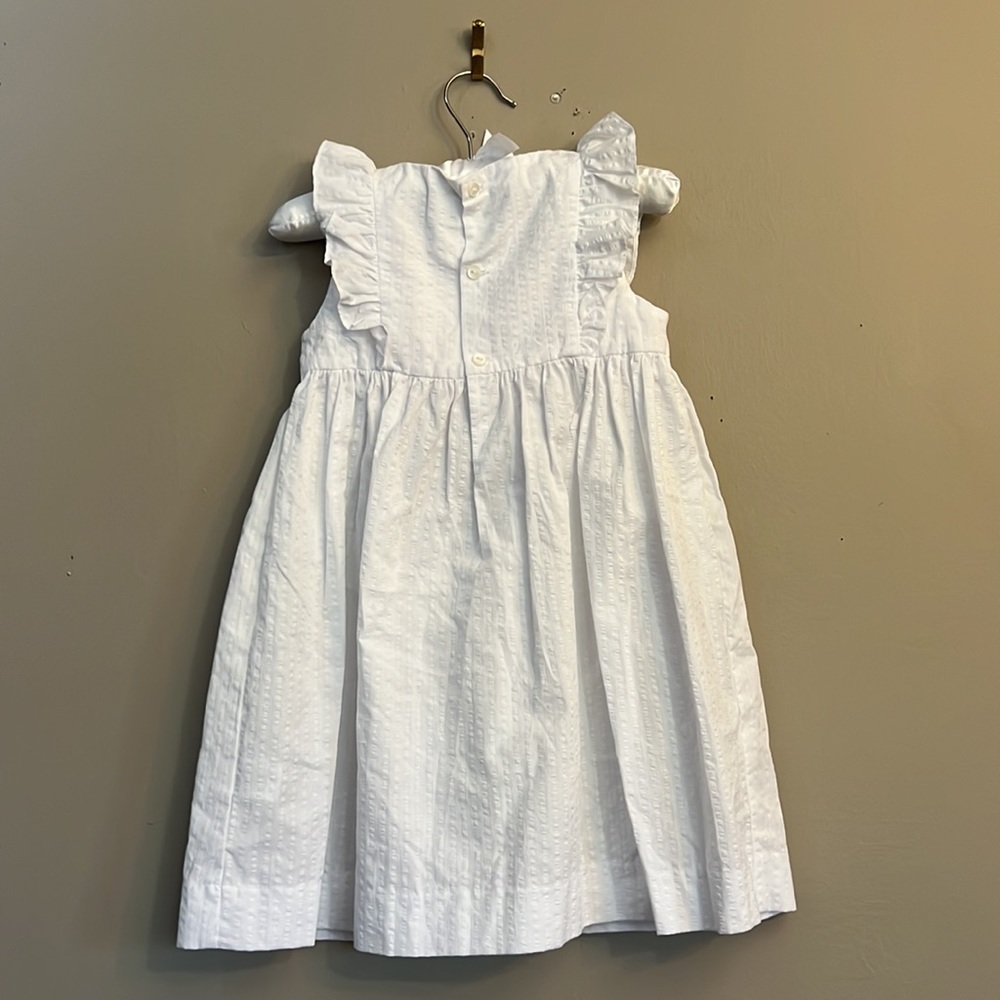 EDGEHILL COLLECTION WHITE EYELET DRESS. - Picture 2 of 9